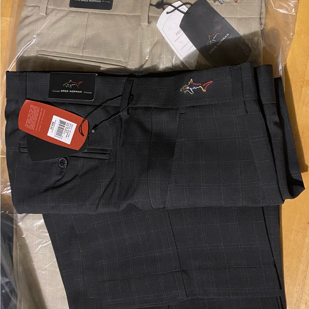2 pair men’s pants Greg Norman NWT 34w x 32L